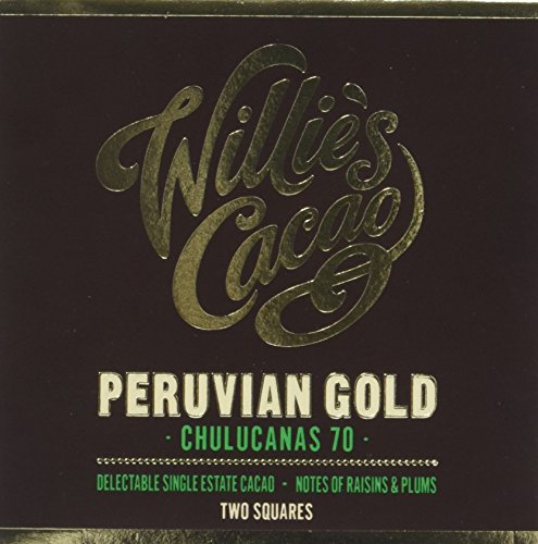 Willie's Cacao Peruvian 70 Chulucanas Raisin and Plum Notes 80 g (Pack of 4)