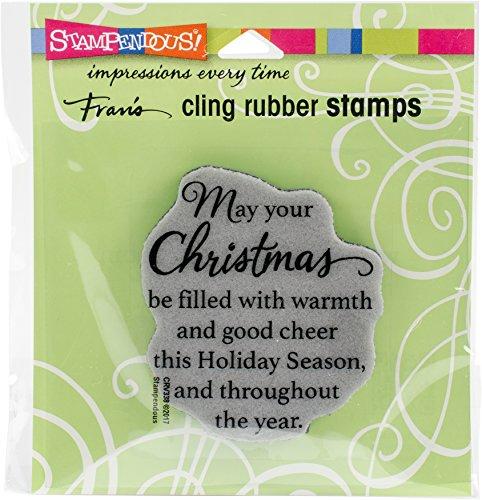 STAMPENDOUS Good Cheer Cling Rubber Stamp