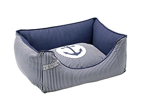 Dog Sofa Midlum 60X40 Cm Blue/White | Hunter