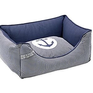 Dog Sofa Midlum 60X40 Cm Blue/White | Hunter