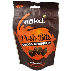 NAKD BARS Cocoa Mandarin Posh Bits 130g (PACK OF 1)