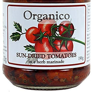Organico Sundried Tomatoes Organic in Oil 190 g (Pack of 2)