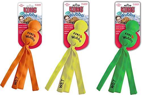 Kong Wubba Wet X-Large (41Cm) Green/Orange/Yellow (Random Pick) | Gorpets