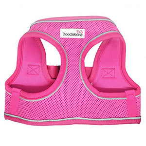 Snappy Mesh Harness Neon Pink Medium| Doodlebone