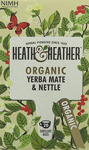HEATH & HEATHER Organic Yerba Mate & Nettle 20bags (PACK OF 6)