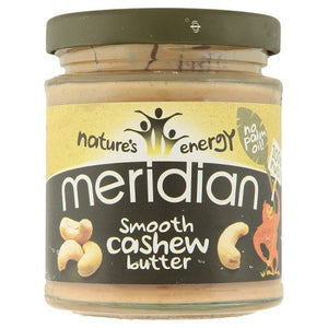 Meridian Natural Cashew Butter Whole Nut Spread, 170g