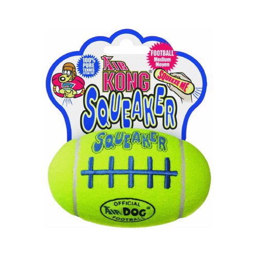 Kong Air Squeaker Football Medium (12Cm) | Gorpets