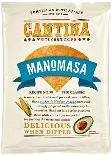 Manomasa Cantina White Corn Chips 160g, Pack of 12