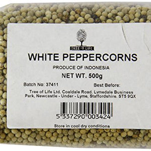Tree of Life White Peppercorns 500 g