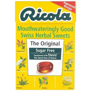 Ricola Original Herb Sugar Free Lozenges 45g (Case of 20)