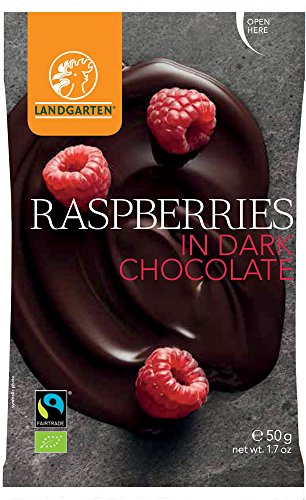 Landgarten - Raspberries In Dark Chocolate - 50g