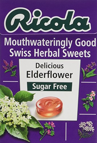 Ricola Elderflower Sugar Free Swiss Herb Drops, 45g