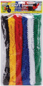 Pepperell Noodle Roonie Jumbo Craft Stems, 12-Inch, 6 Per Package