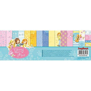 Scrapberry's Young And Free Paper Pack 12"X12" 9/Pkg-6 Double-Sided & 3 Single-Sided