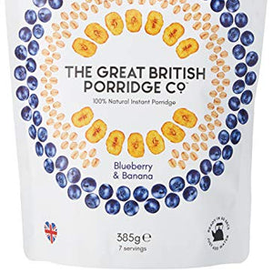 GB Porridge Blueberry and Banana Porridge, 385g