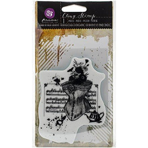Prima Marketing Cling Stamp 3.5"X5"-Victorian