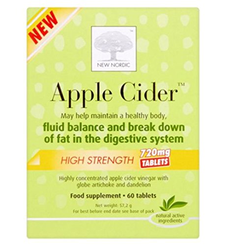 New Nordic Apple Cider High Strength 60 tablets (Case of 6)