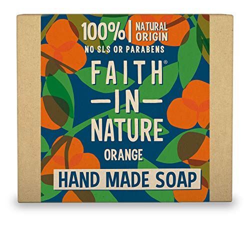 Faith In Nature Orange Vegetable Soap 100g  Pack of 3