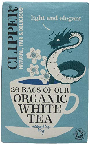 Clipper Organic White 26 Teabags (Pack of 6, Total 156 Teabags)