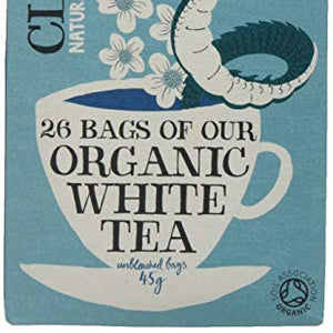 Clipper Organic White 26 Teabags (Pack of 6, Total 156 Teabags)