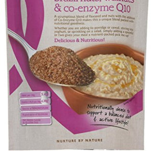 Linwoods Milled Flaxseed Almonds Brazil Nuts Walnuts and Co-Enzyme 200 g (Pack of 2)