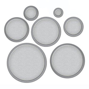 Spellbinders Nestabilities Scored and Pierced Circles Etched/Wafer Thin Dies