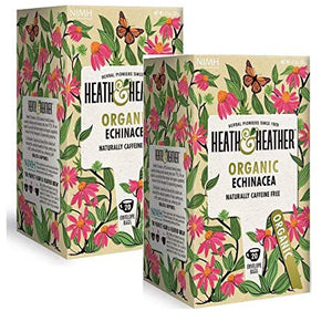 Heath & Heather Organic Echinacea Tea - R 20bags (2 pack)