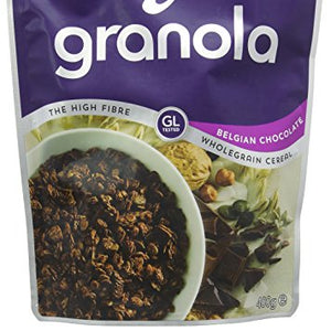 LIZI'S GRANOLA Belgian Chocolate Breakfast Cereal 400g (PACK OF 1)