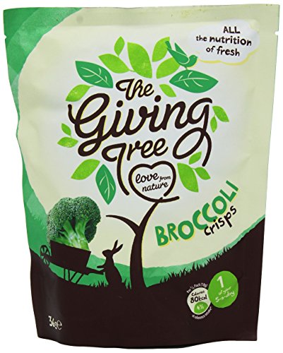 The Giving Tree Vacuum Fried Crispy Broccoli Florets, 36 g, Lot of 12
