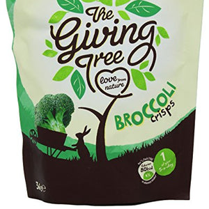 The Giving Tree Vacuum Fried Crispy Broccoli Florets, 36 g, Lot of 12