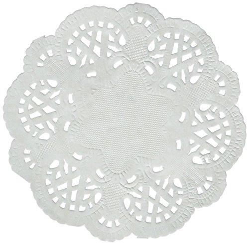 Prima Marketing 655350584696 Paper Doily Scrapbooking Embellishments, Plain White