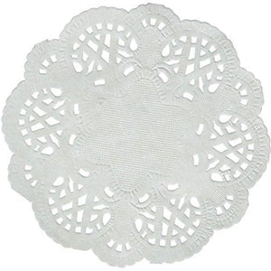 Prima Marketing 655350584696 Paper Doily Scrapbooking Embellishments, Plain White