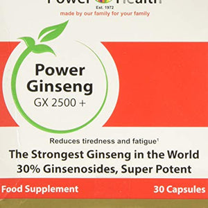 Power Health 100mg Ginseng GX2500+ - Pack of 30 Capsules