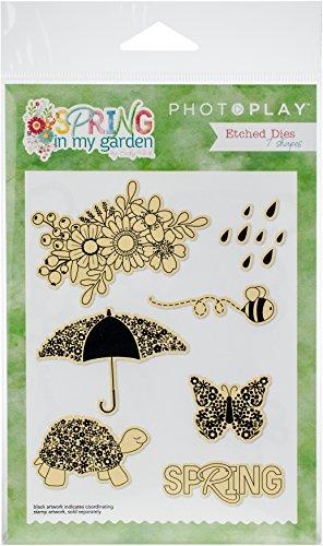 Photoplay Paper Spring In My Garden Etched Die Set