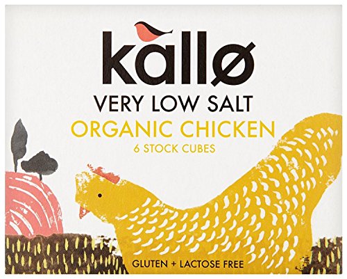 Kallo Foods Organic Chicken Stock Cube 48 g (Pack of 5)
