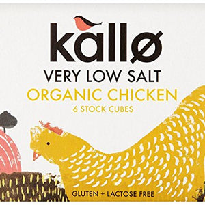 Kallo Foods Organic Chicken Stock Cube 48 g (Pack of 5)