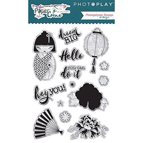 Photoplay Paper PC8806 Paper Crane Polymer Stamp