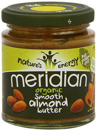 Meridian Organic Smooth Almond Butter 100% [170g] (Pack of 3)