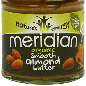 Meridian Organic Smooth Almond Butter 100% [170g] (Pack of 3)
