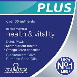 Vitabiotics Wellman Plus Omega 3?6?9 - 56 Tablets/Capsules