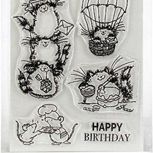 Penny Black Happy Critters Clear Unmounted Rubber Stamp Set (30-479)