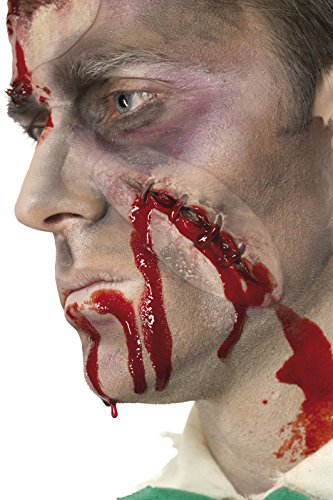 Smiffys Make-Up FX, Self Stitched Up Latex Scar