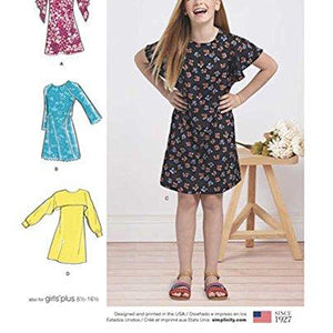 Simplicity Pattern 8567 Girls' and Girls' Plus Dress Sewing Pattern Size AA (8 - 16)