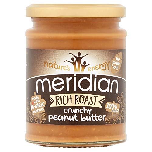 Meridian Rich Roast Crunchy Peanut Butter, 280 g