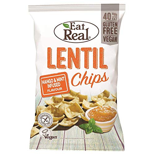 Eat Real Lentil Mango Mint 40g (Pack of 12)