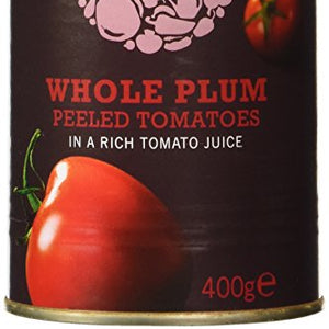 Organic Peeled Tomatoes (400g) Bulk Pack x 6 Super Savings