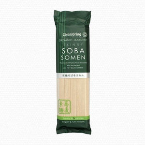 Clearspring OG skinny soba somen noodles 200g X 5 (Pack of 5)