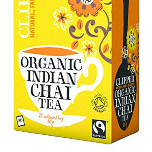 CLIPPER Organic Indian Chai Fairtrade 20bags (PACK OF 1)