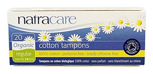 NATRACARE TAMPONS,REGULAR, 20 CT
