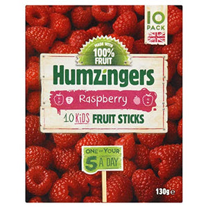 Humzingers Raspberry Fruit Stick, 130 g, Pack of 7